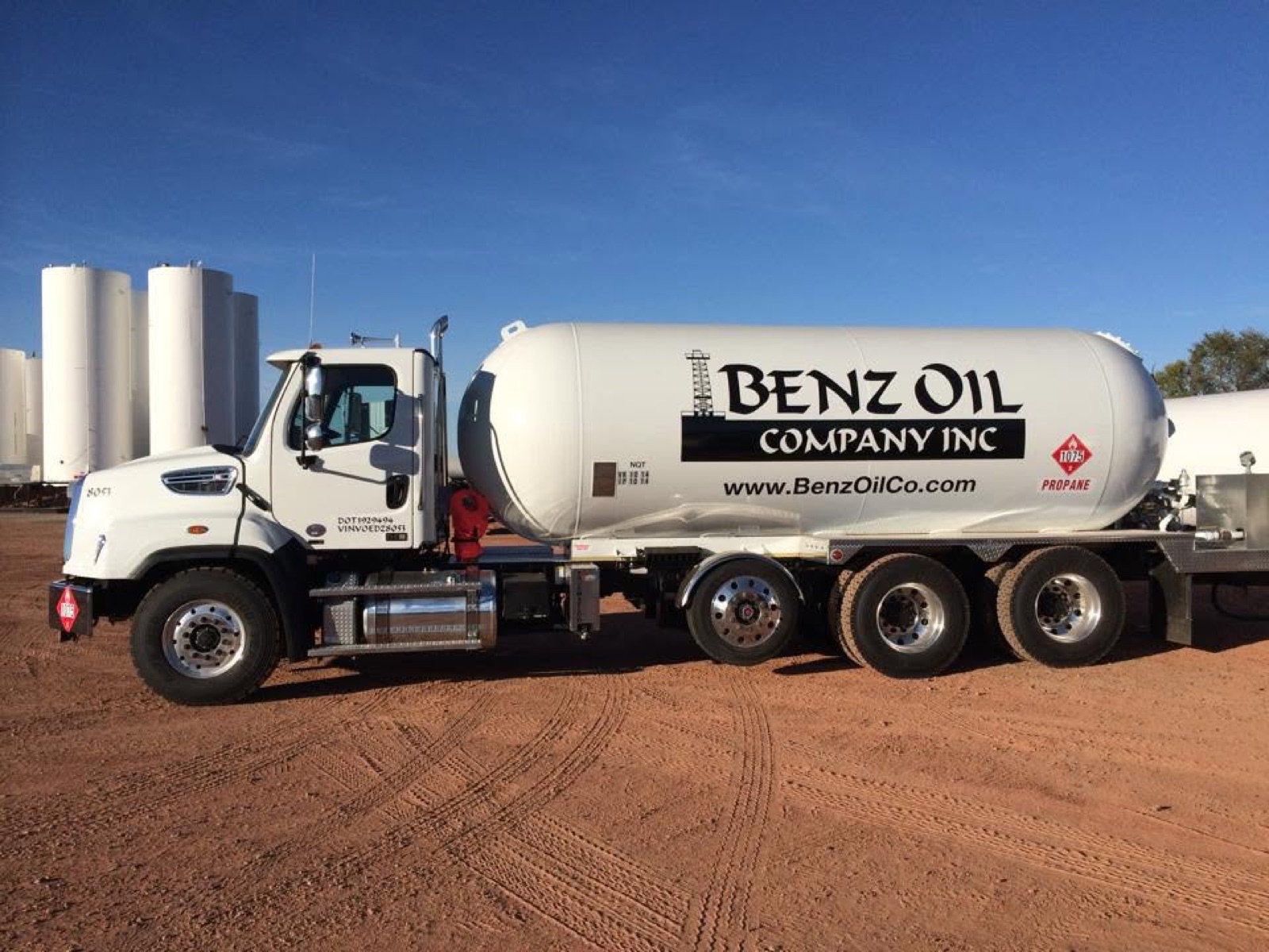 Benz Oil Company delivery truck